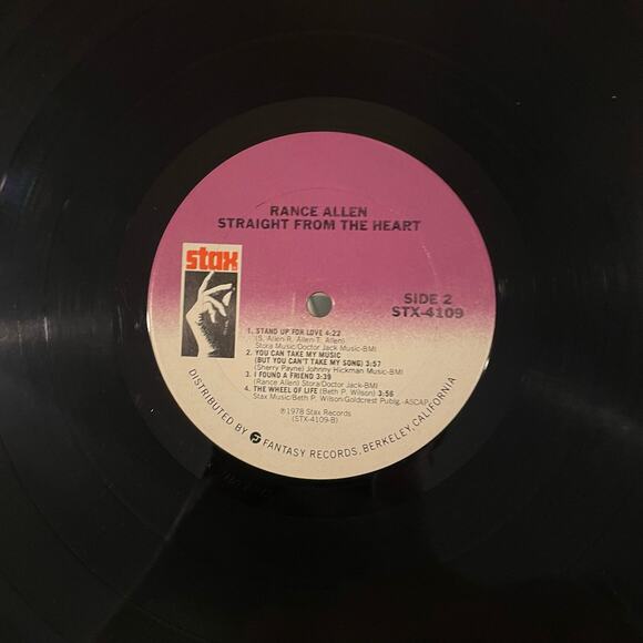 Rance Allen - Straight From The Heart LP soul funk gospel - Picture 4 of 4